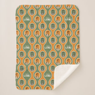 Couverture Sherpa Retro Loki & Mobius Motif