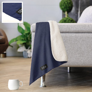 Couverture Sherpa Revêtement - Véritable Marine avec ses propres Ini