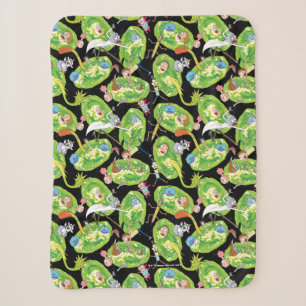 Couverture Sherpa RICK ET MORTY™   Motif de portails en panne