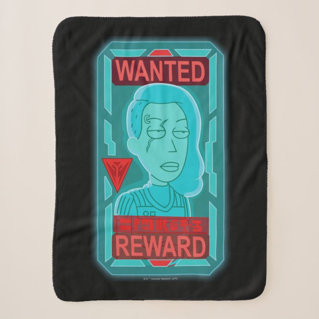 Couverture Sherpa RICK ET MORTY™ | Poster Recherché Space Beth (Devant)