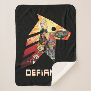 Couverture Sherpa RICK ET MORTY™   Space Beth Defiance Crew