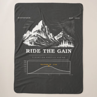 Couverture Sherpa Ride The Gain Profil d'altitude de randonnée