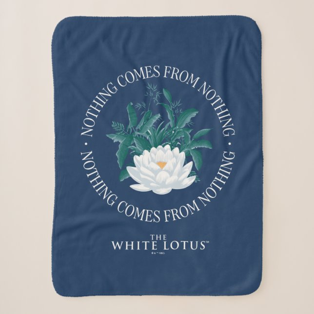 Couverture Sherpa Rien Ne Vient De Rien - Le Lotus Blanc (Devant)