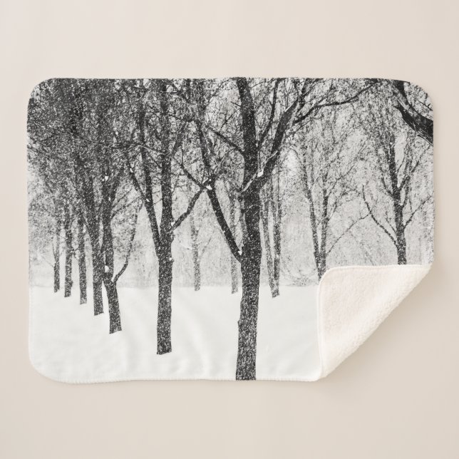 Couverture Sherpa ris I side with trees (Devant (Horizontal))
