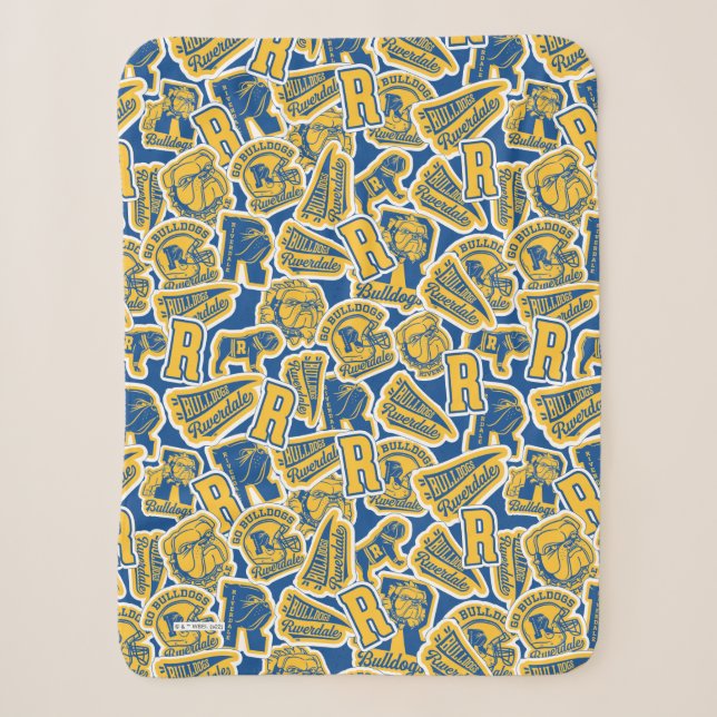 Couverture Sherpa Riverdale Football et Cheval Motif (Devant)