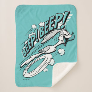 Couverture Sherpa ROAD RUNNER™ BEEP BEEP!™ demi-teinte