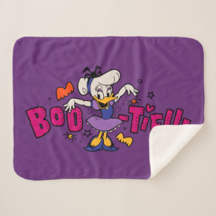 Couverture Sherpa Robe Boo-tiful Daisy Canard Halloween