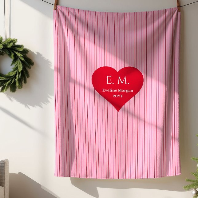 Couverture Sherpa Romantic Red Hearts Gift for Wife Blanket (Romantic Red Hearts Gift for Wife Blanket)