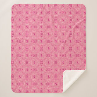 Couverture Sherpa Rose Sombre Cowgirl Occidental C