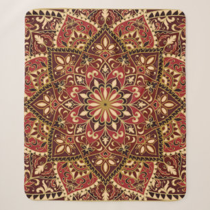 Couverture Sherpa Rouge oriental : Tapis Vintage