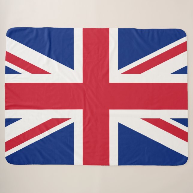 Couverture Sherpa Royaume-Uni (British Flag) (Union Jack) (Royaume-U (Devant (Horizontal))