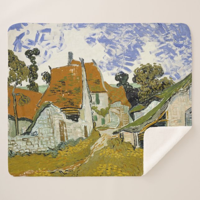 Couverture Sherpa Rue à Auvers-sur-Oise Vincent van Gogh (Devant (Horizontal))