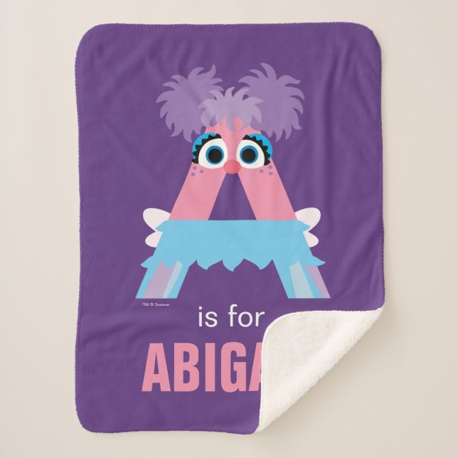 Couverture Sherpa Rue Sésame | A est pour Abby (Devant)