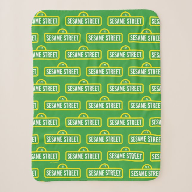 Couverture Sherpa Rue Sésame | Logo couleur complète (Devant)