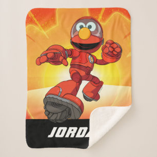 Couverture Sherpa Rue Sésame   Mécaniciens Elmo   Ajouter un nom