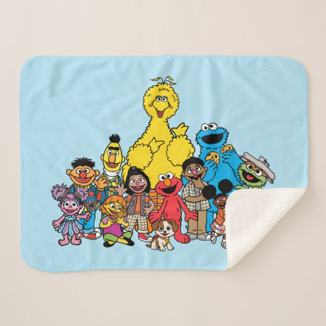 Couverture Sherpa Rue Sésame | Pal sésame sortant (Devant (Horizontal))