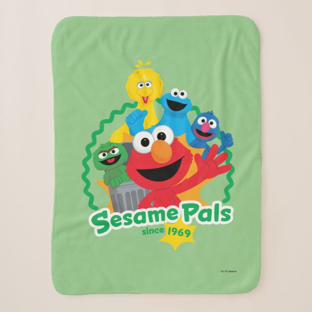 Couverture Sherpa Rue Sésame | Sesame Pals depuis 1969 (Devant)