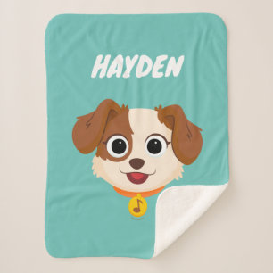 Couverture Sherpa Rue Sésame Tango Face Ajouter Votre Nom