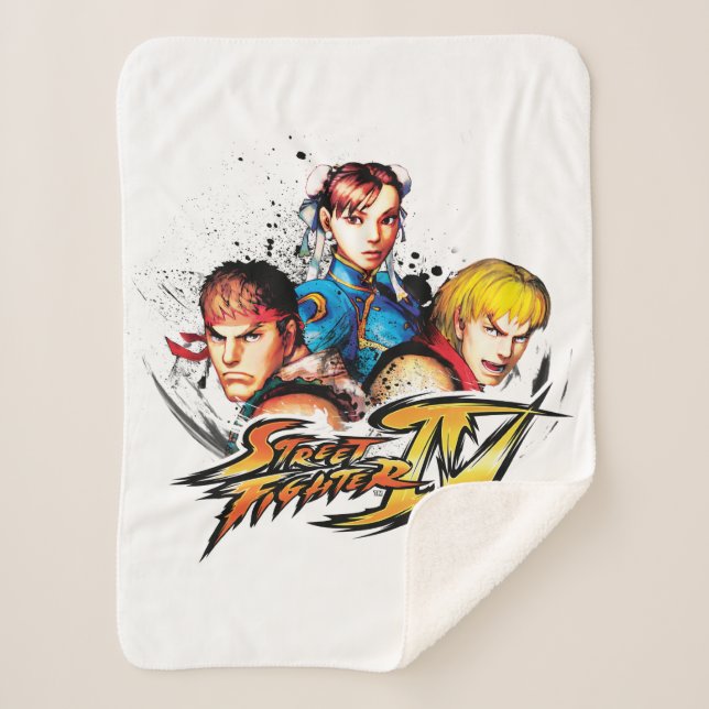 Couverture Sherpa Ryu, Ken et Chun-Li (Devant)
