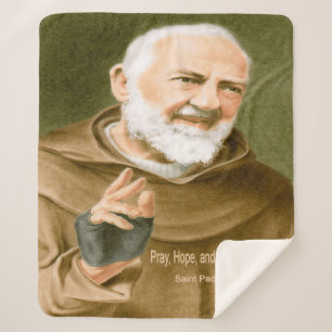 Couverture Sherpa Saint Padre Pio