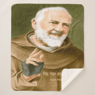 Couverture Sherpa Saint Padre Pio