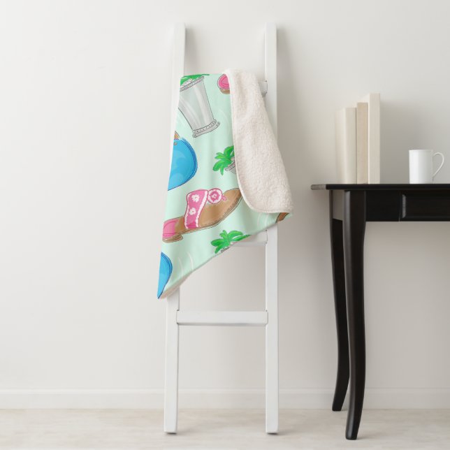 Couverture Sherpa Sandales à sac Derby de Bermude au Julep de menthe (En situation)