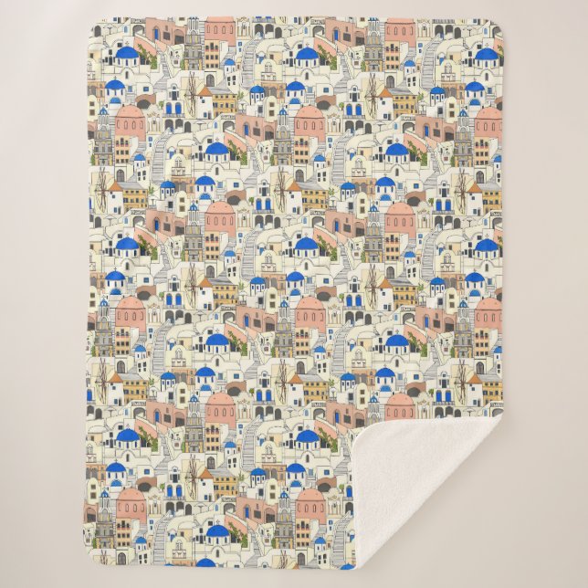 Couverture Sherpa Santorini dreams (Devant)