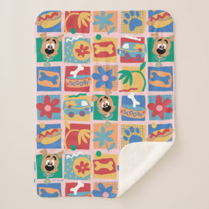 Couverture Sherpa Scooby-Doo Fun Baby Pattern
