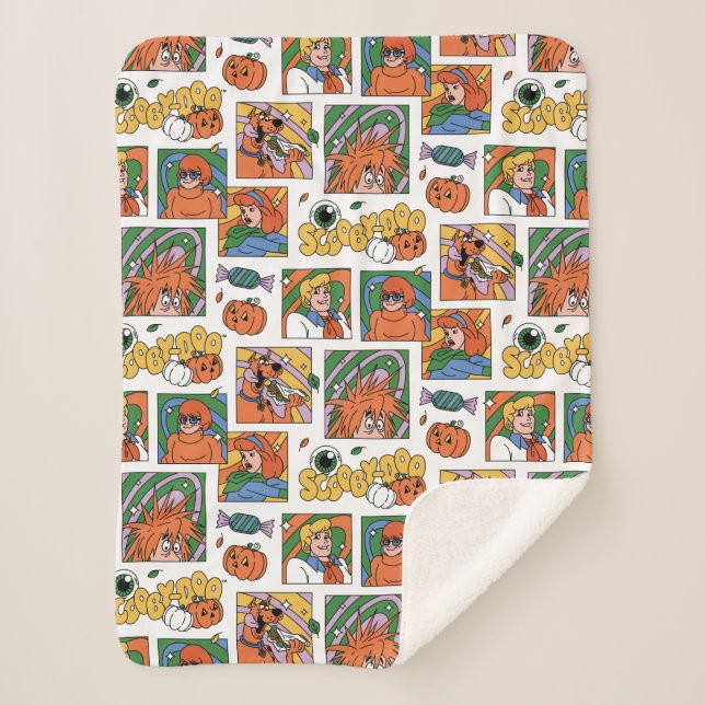 Couverture Sherpa Scooby-Doo Halloween Photos Pattern (Devant)