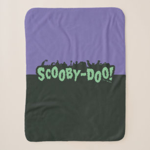 Couverture Sherpa Scooby-Doo ! Logo Monster Silhouette
