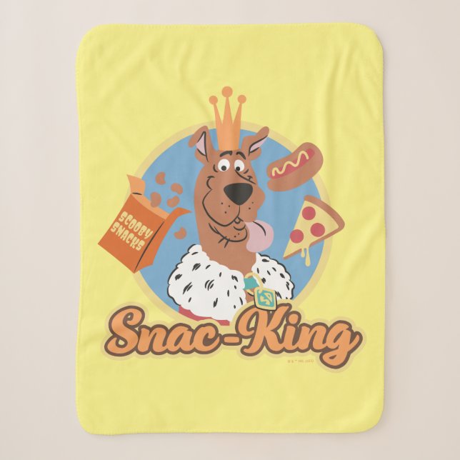 Couverture Sherpa Scooby-Doo Snac-King (Devant)