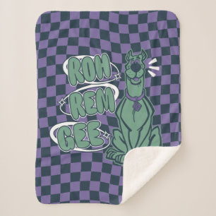 Couverture Sherpa Scooby rétro "OMG"