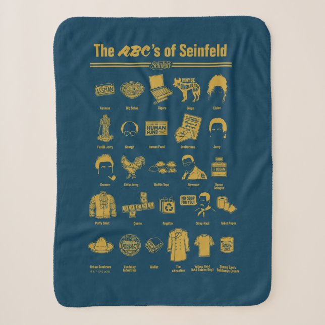Couverture Sherpa Seinfeld | ABC de Seinfeld Infographie (Devant)