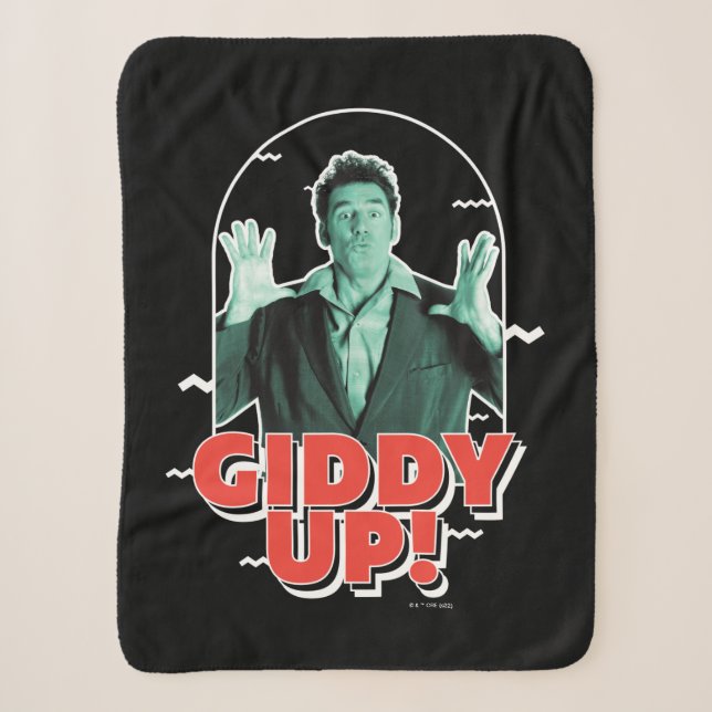 Couverture Sherpa Seinfeld | Kramer - Giddy Up! (Devant)
