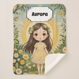 Couverture Sherpa Sérénade Sunny Personnalisée