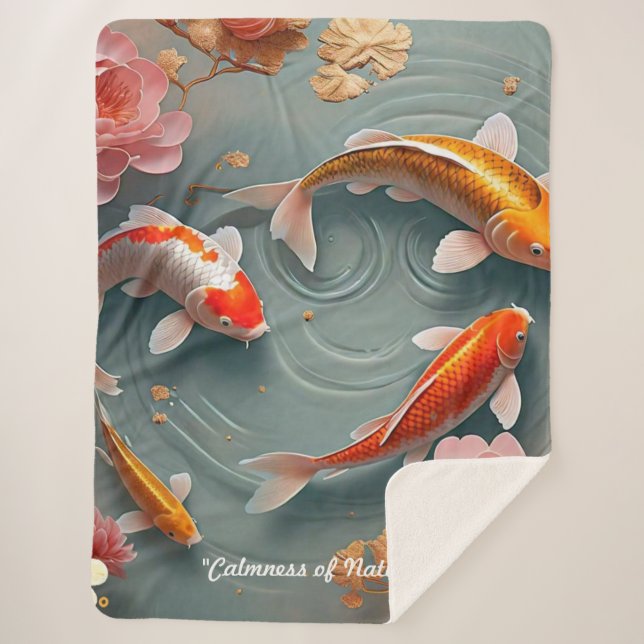 Couverture Sherpa "Serenity's Abode" (Devant)