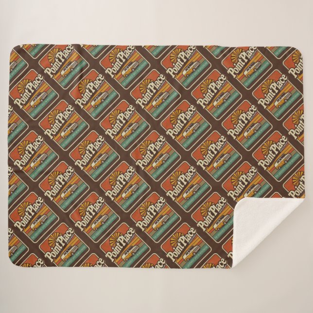 Couverture Sherpa Set de table laminé (Devant (Horizontal))