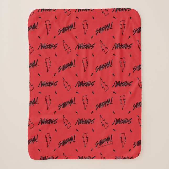 Couverture Sherpa SHAZAM ! Furie des dieux | Motif de gribouillages (Devant)