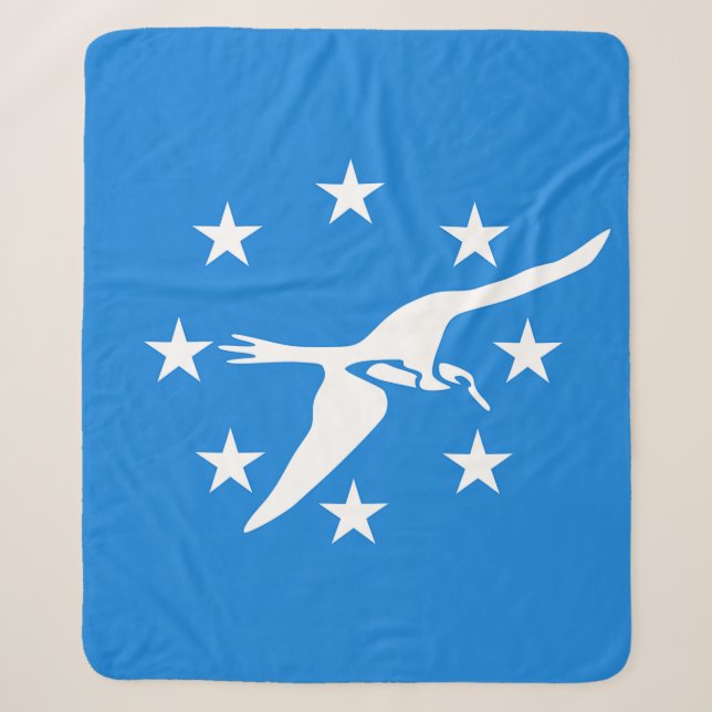 Couverture Sherpa Sherpa Blanket avec drapeau de Corpus Christi (Devant)