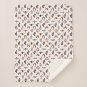 Couverture Sherpa Sherpa Blanket, Empreinte nature, pour les petites