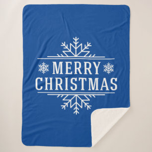 Couverture Sherpa Sherpa Blanket Grand- Joyeux Noël