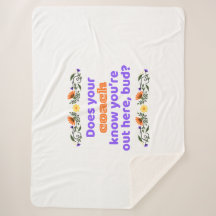 Sherpa blanket hockey gift does coach know