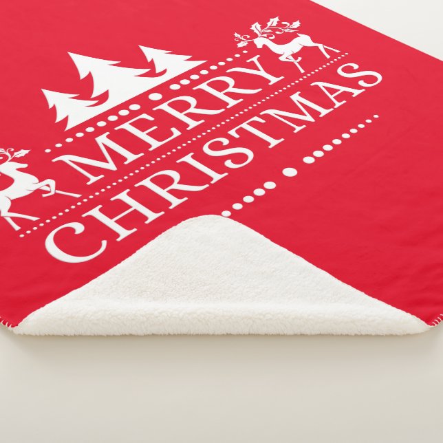 Couverture Sherpa Sherpa Blanket - Joyeux Noël (3/4)