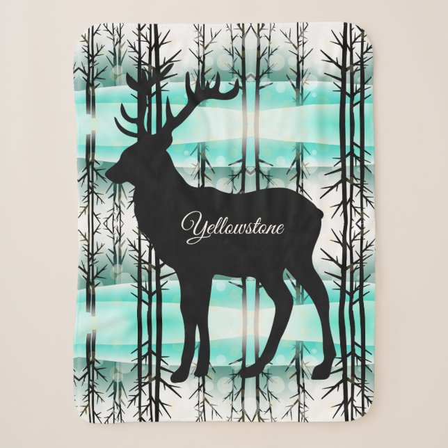 Couverture Sherpa Sherpa Blanket-Yellowstone Elk (Devant)