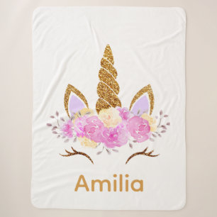 Couverture Sherpa Sherpa Unicorn Blanket
