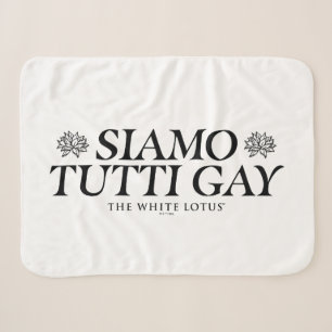 Couverture Sherpa Siamo Tutti Gay - Le Lotus Blanc