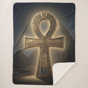 Couverture Sherpa Signification du symbole de l'Ankh – Clé de la vie