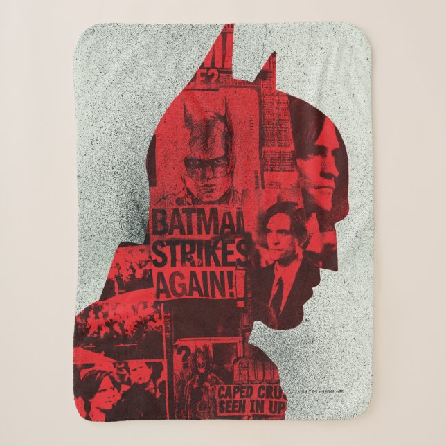 Couverture Sherpa Silhouette de Batman (Devant)