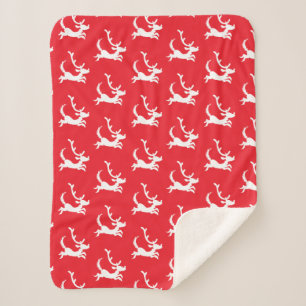 Couverture Sherpa Silhouette de Max le renne