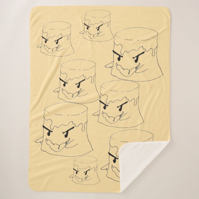 Couverture Sherpa Sinister Flan Sherpa Blanket (Devant)